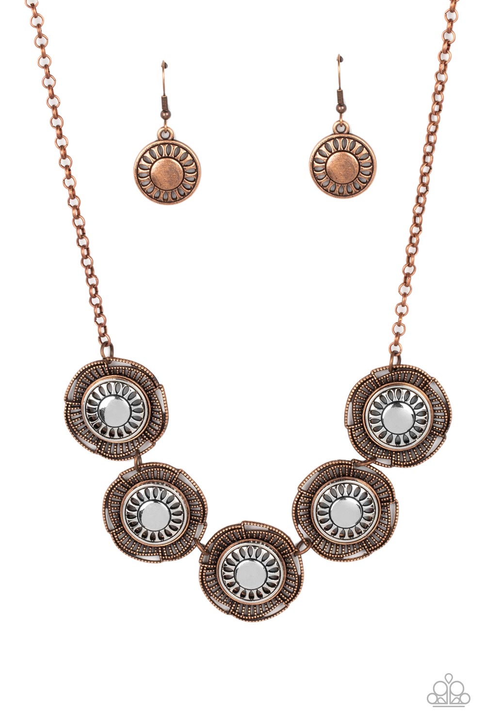 Desert Décor - copper - Paparazzi necklace