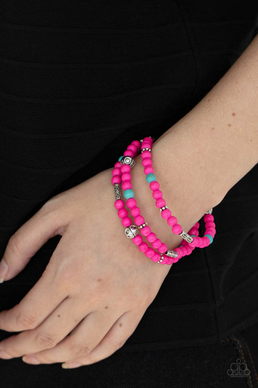 Desert Decorum - pink - Paparazzi bracelet