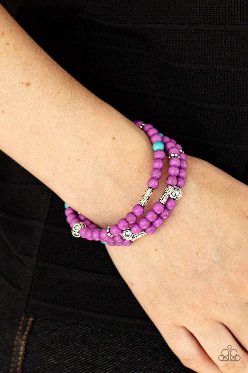 Desert Decorum - purple - Paparazzi bracelet