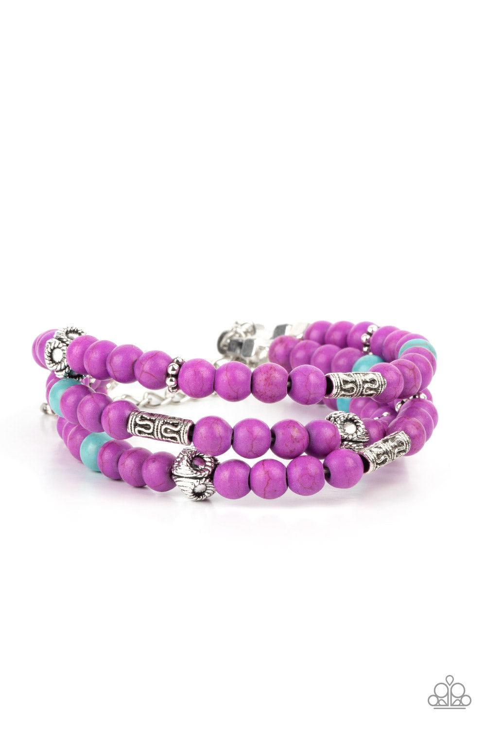 Desert Decorum - purple - Paparazzi bracelet