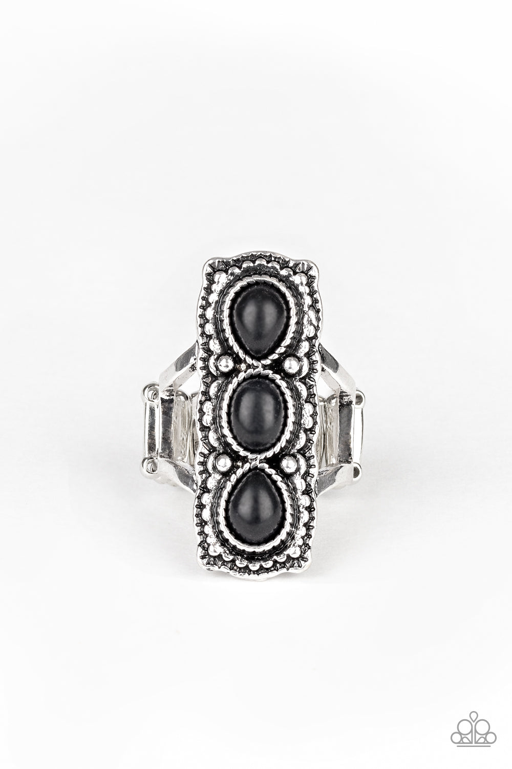 Desert Destiny - black - Paparazzi ring