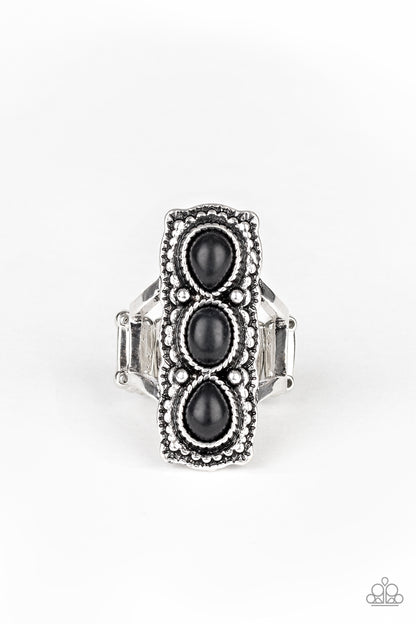 Desert Destiny - black - Paparazzi ring