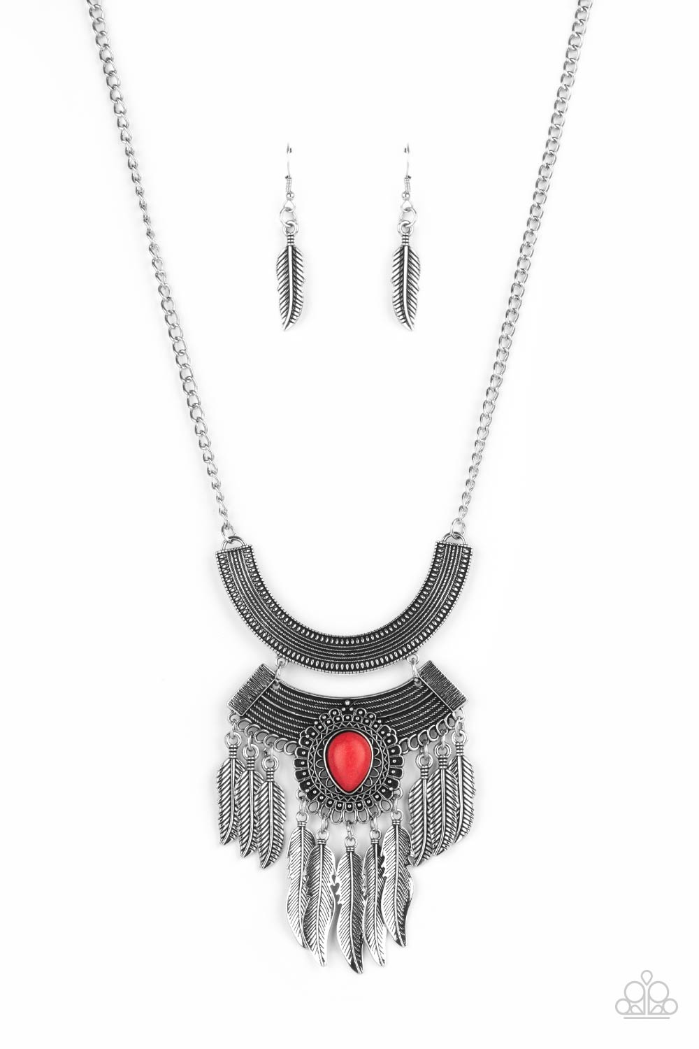 Desert Devotion - red - Paparazzi necklace