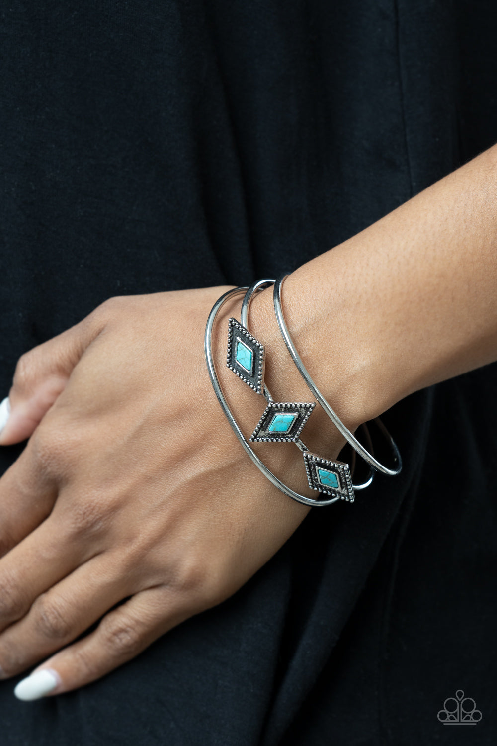 Desert Diamondback - blue - Paparazzi bracelet