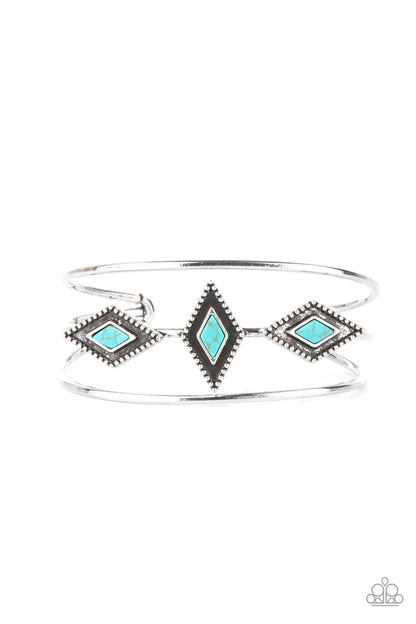 Desert Diamondback - blue - Paparazzi bracelet