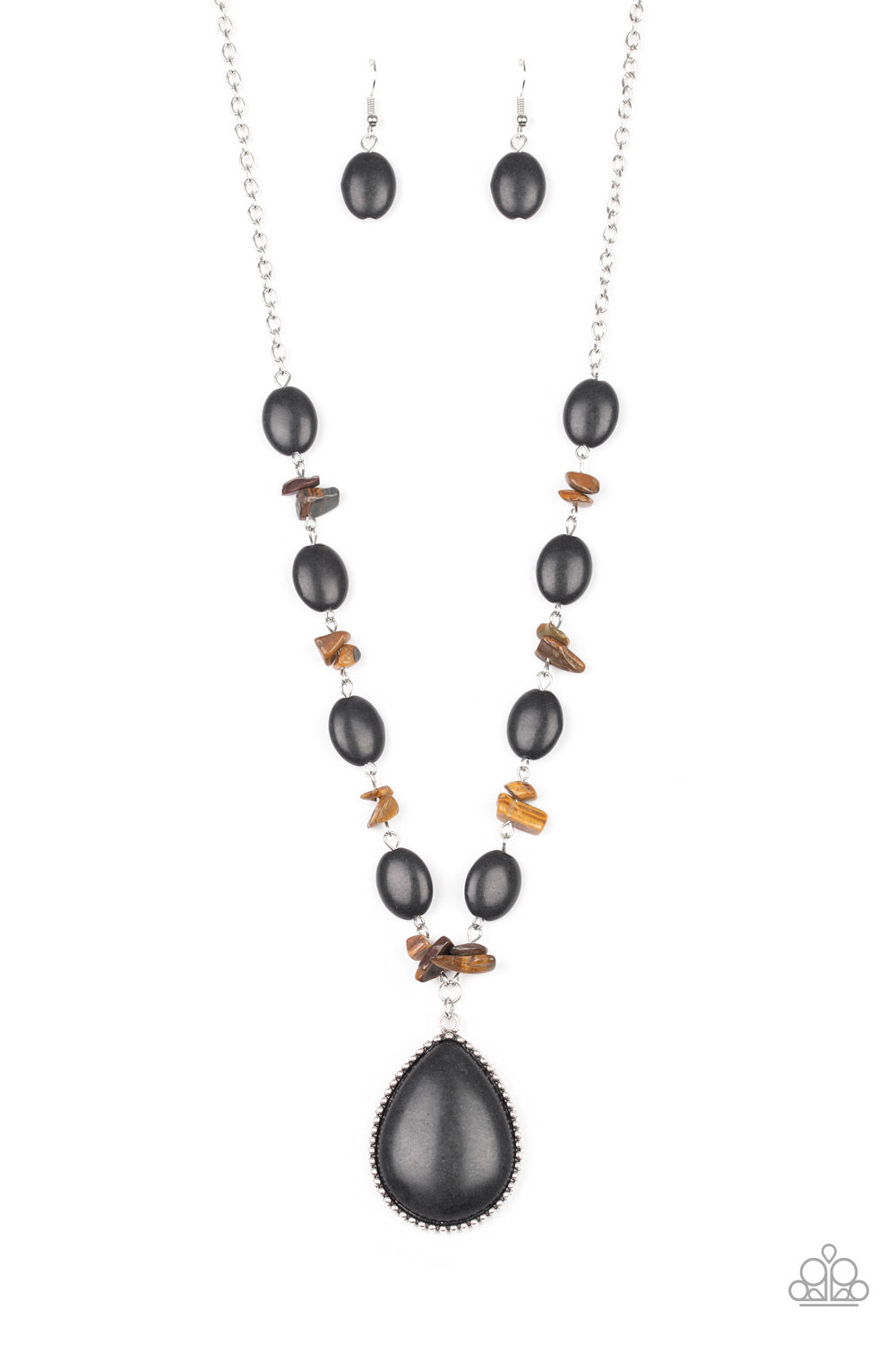 Desert Diva - black - Paparazzi necklace