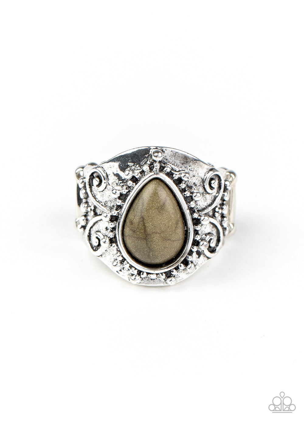 Desert Dream - green - Paparazzi ring