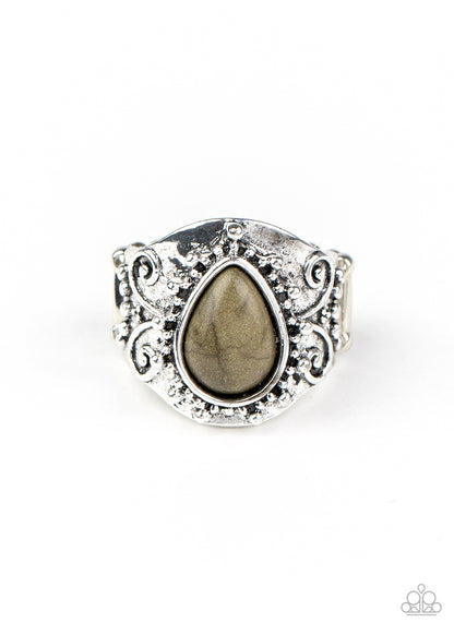 Desert Dream - green - Paparazzi ring