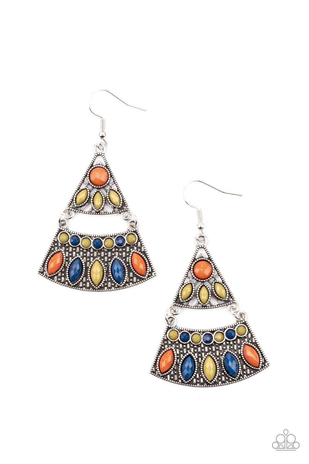 Desert Fiesta - multi - Paparazzi earrings