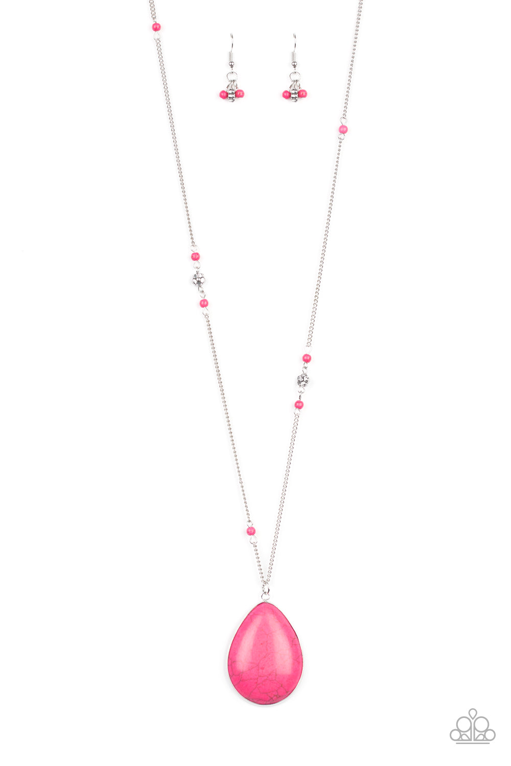 Desert Meadow - pink - Paparazzi necklace