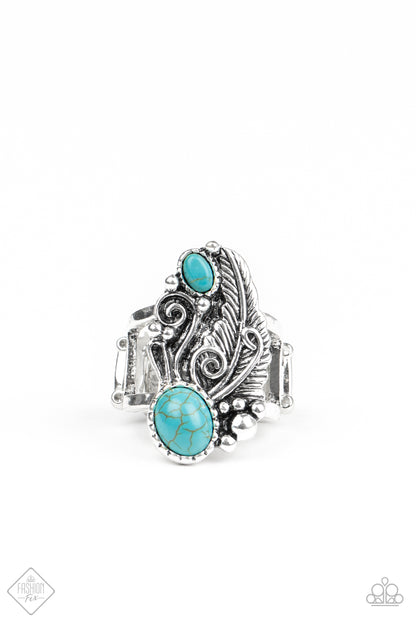 Desert Nest - blue - Paparazzi ring