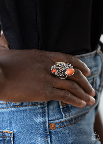 Desert Nest - orange - Paparazzi ring