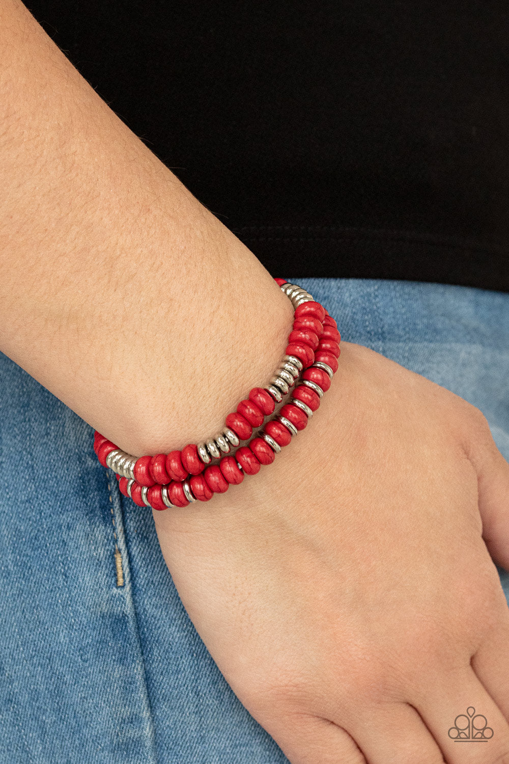 Desert Rainbow - red - Paparazzi bracelet