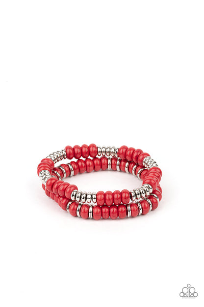 Desert Rainbow - red - Paparazzi bracelet