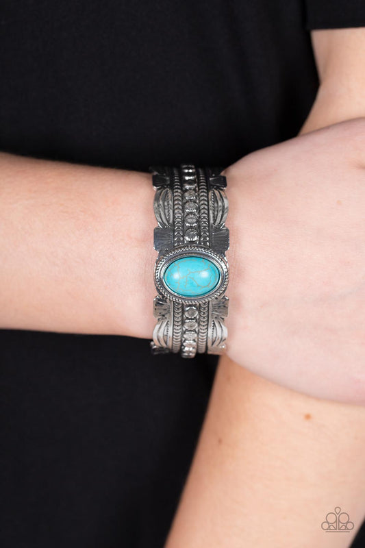 Desert Stroll - blue - Paparazzi bracelet