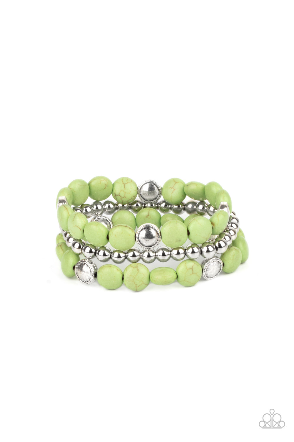 Desert Verbena - green - Paparazzi bracelet