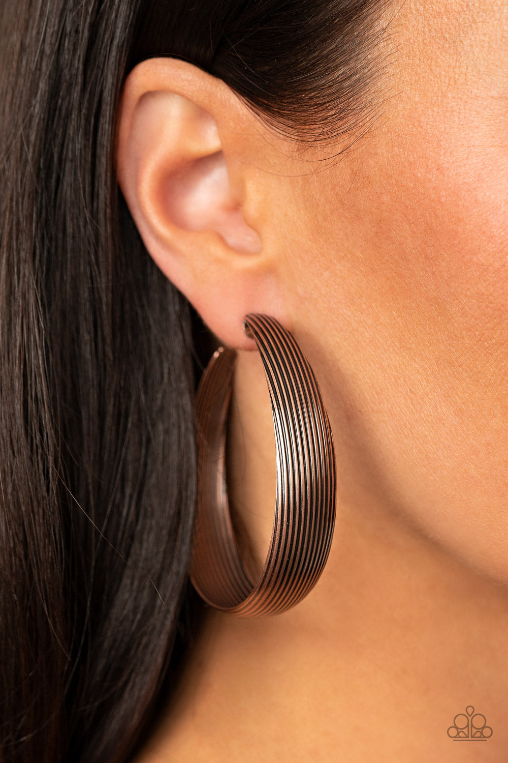 Desert Wanderings - copper - Paparazzi earrings