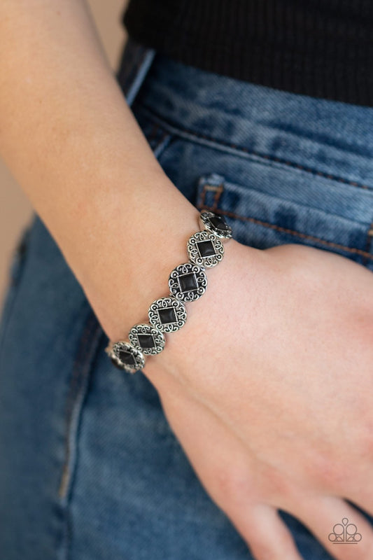 Desert Dilemma-black-Paparazzi bracelet
