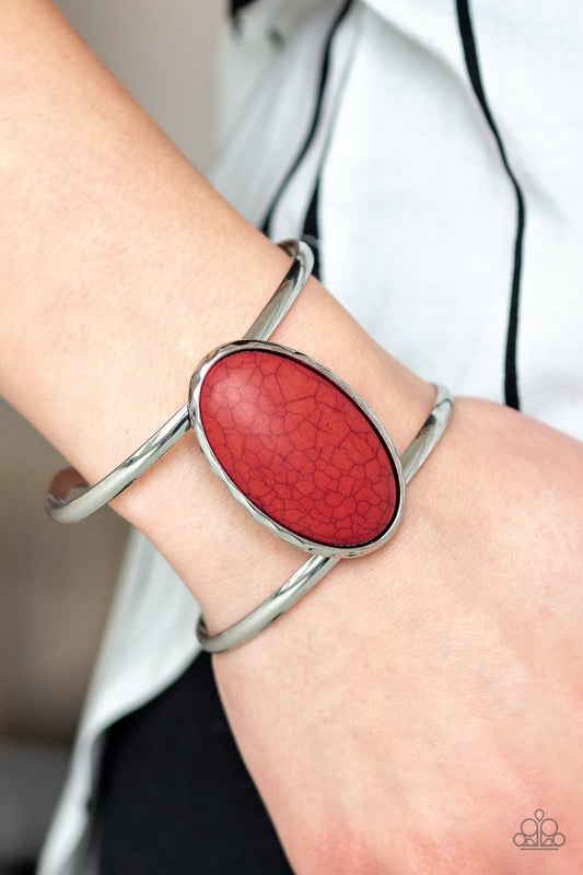 Desert Empress-red-Paparazzi bracelet