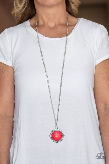Desert Equinox-red-Paparazzi necklace