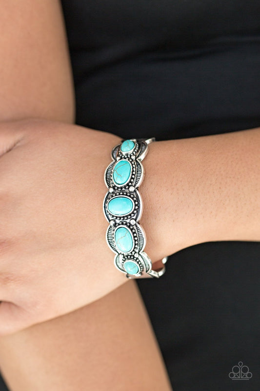 Desert Farer - blue - Paparazzi bracelet