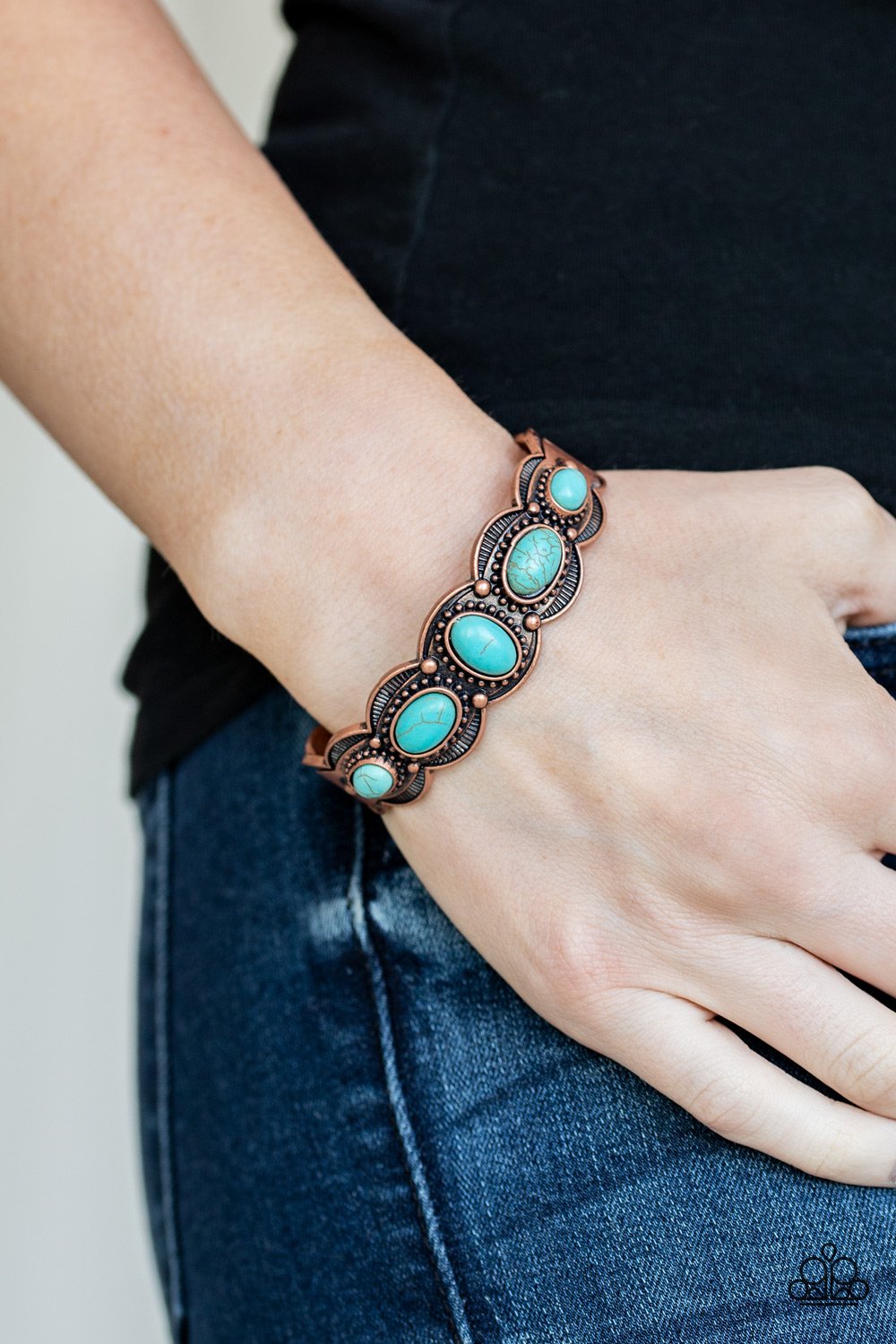 Desert Farer-copper-Paparazzi bracelet