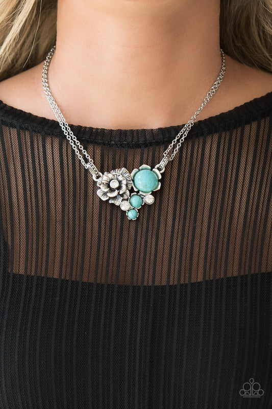 Desert Harvest - blue - Paparazzi necklace
