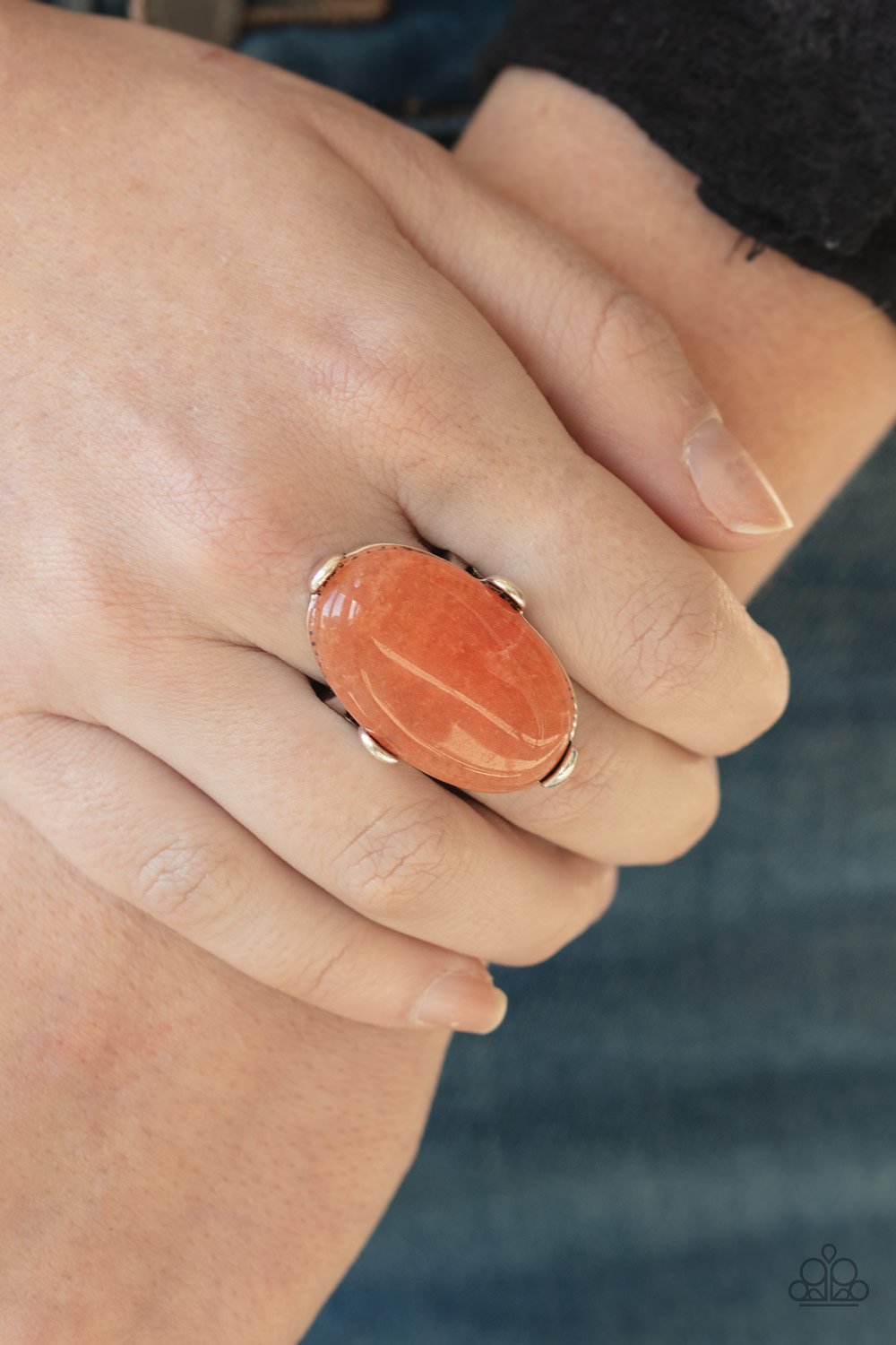 Desert Heirloom-orange-Paparazzi ring