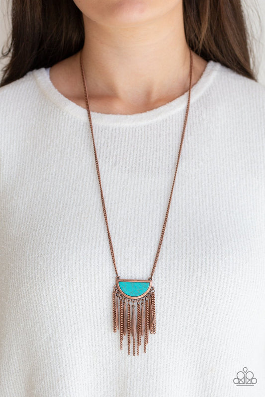 Desert Hustle-copper-Paparazzi necklace