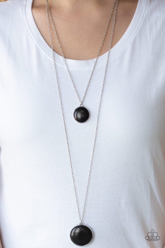 Desert Medallions - black - Paparazzi necklace