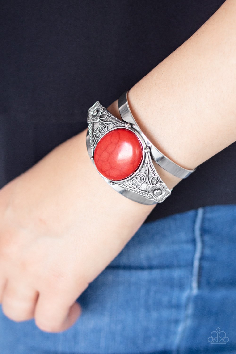 Desert Nature-red-Paparazzi bracelet