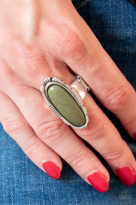 Desert Thirst-green-Paparazzi ring