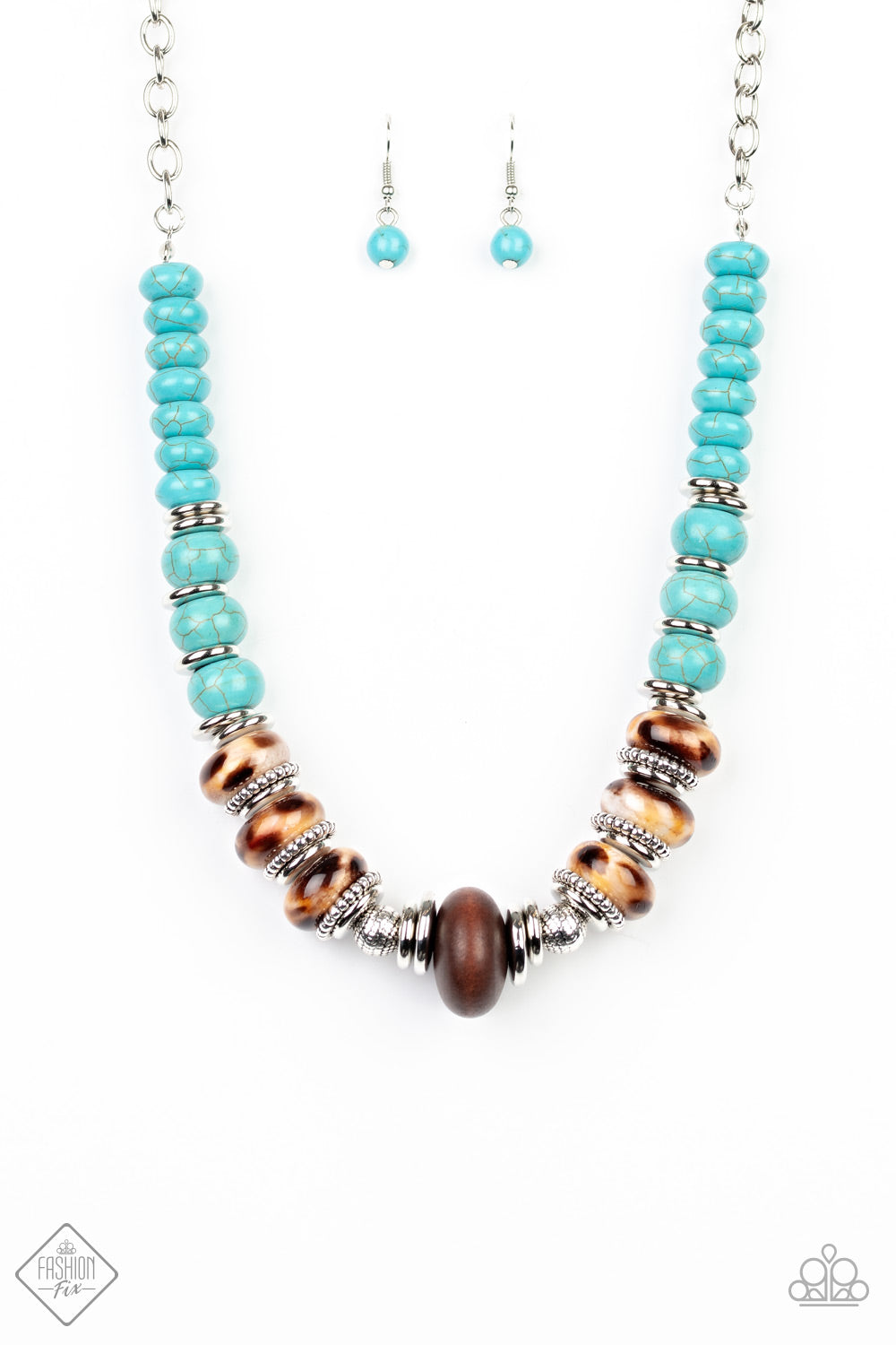 Desert Tranquility - blue - Paparazzi necklace