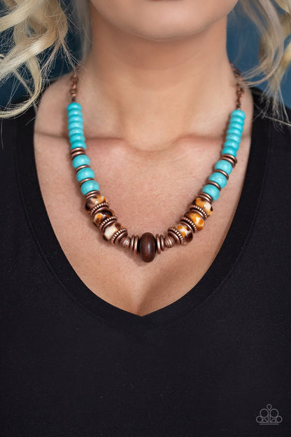 Desert Tranquility - copper - Paparazzi necklace