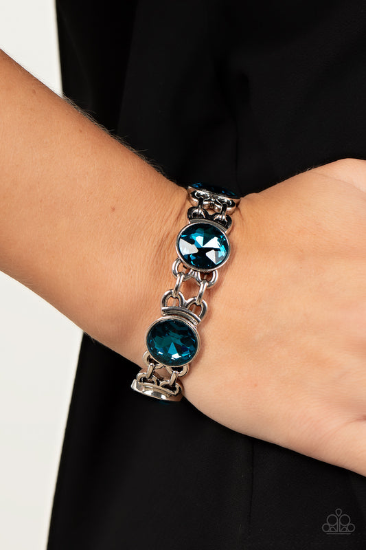 Devoted to Drama - blue - Paparazzi bracelet