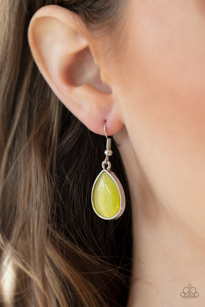 Dewy Decadence - yellow - Paparazzi necklace