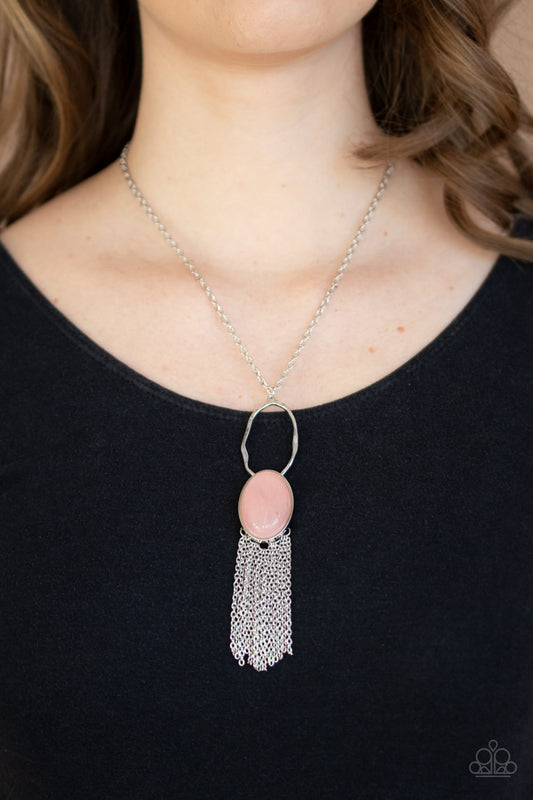 Dewy Desert - pink - Paparazzi necklace