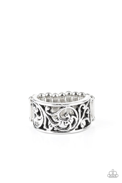 Di-VINE Design - silver - Paparazzi ring