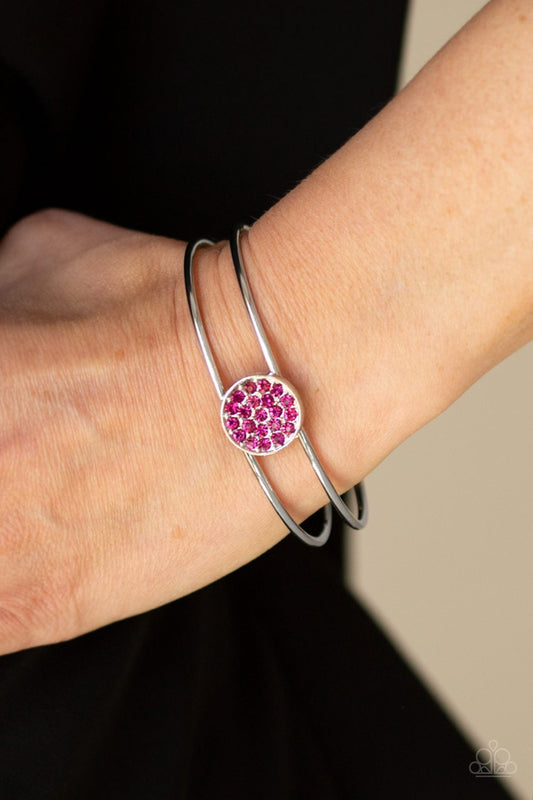 Dial Up the Dazzle-pink-Paparazzi bracelet