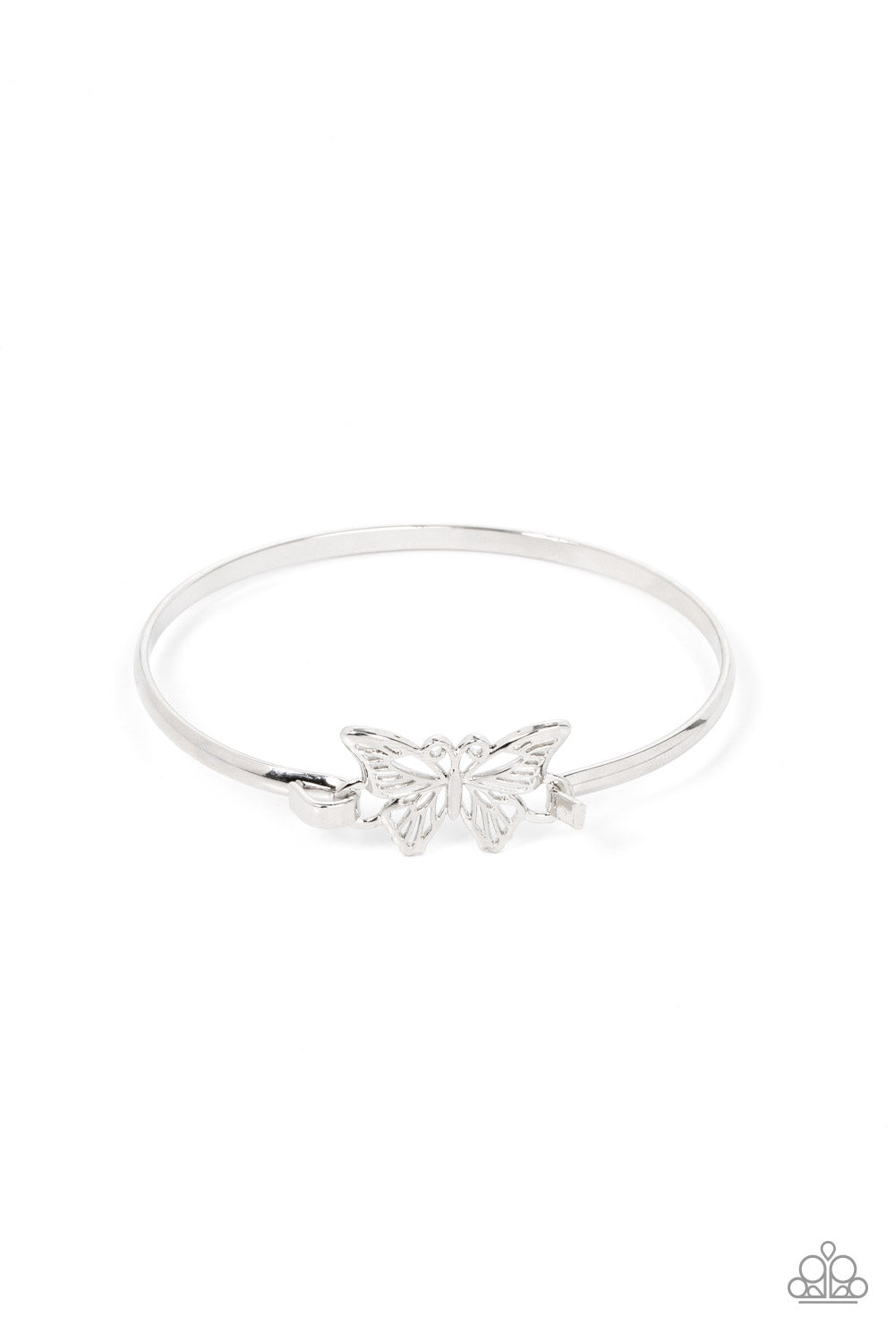 Did I FLUTTER? - silver - Paparazzi bracelet