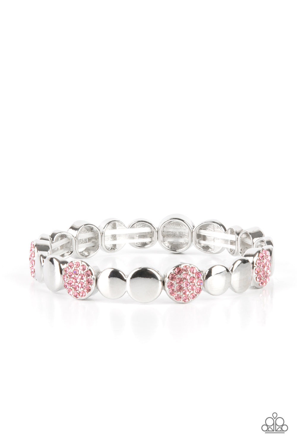 Dimensional Dazzle - pink - Paparazzi bracelet