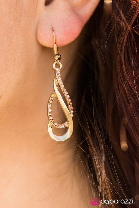 Dipped In Elegance - Paparazzi earrings