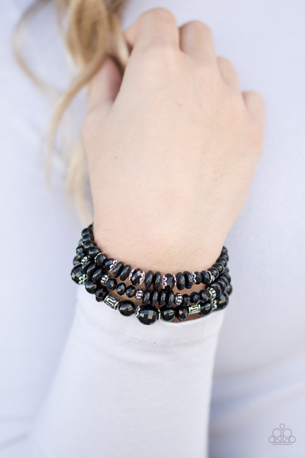 Disco Diva - black - Paparazzi bracelet