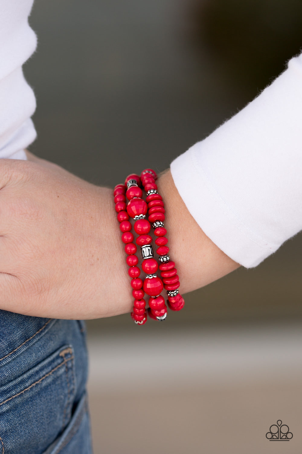 Disco Diva - red - Paparazzi bracelet