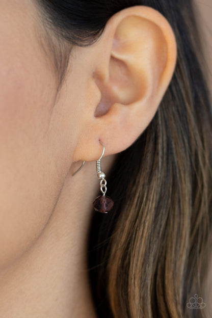 Distracted by Dazzle - purple - Paparazzi necklace