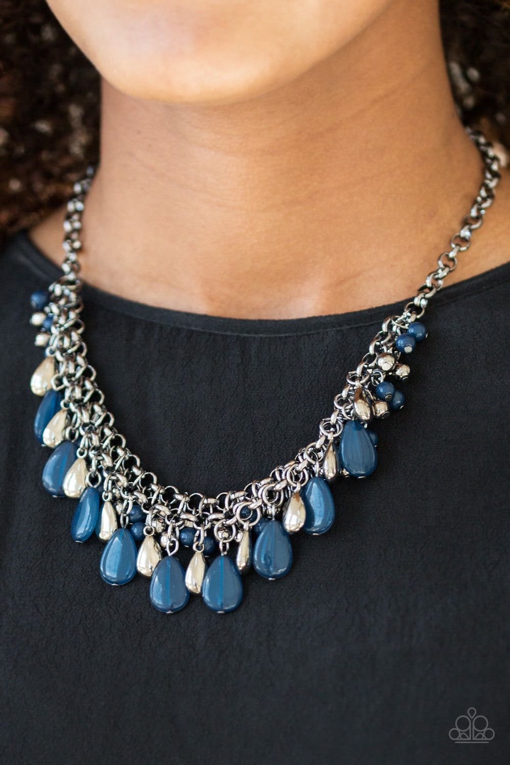 Diva Attitude - blue - Paparazzi necklace