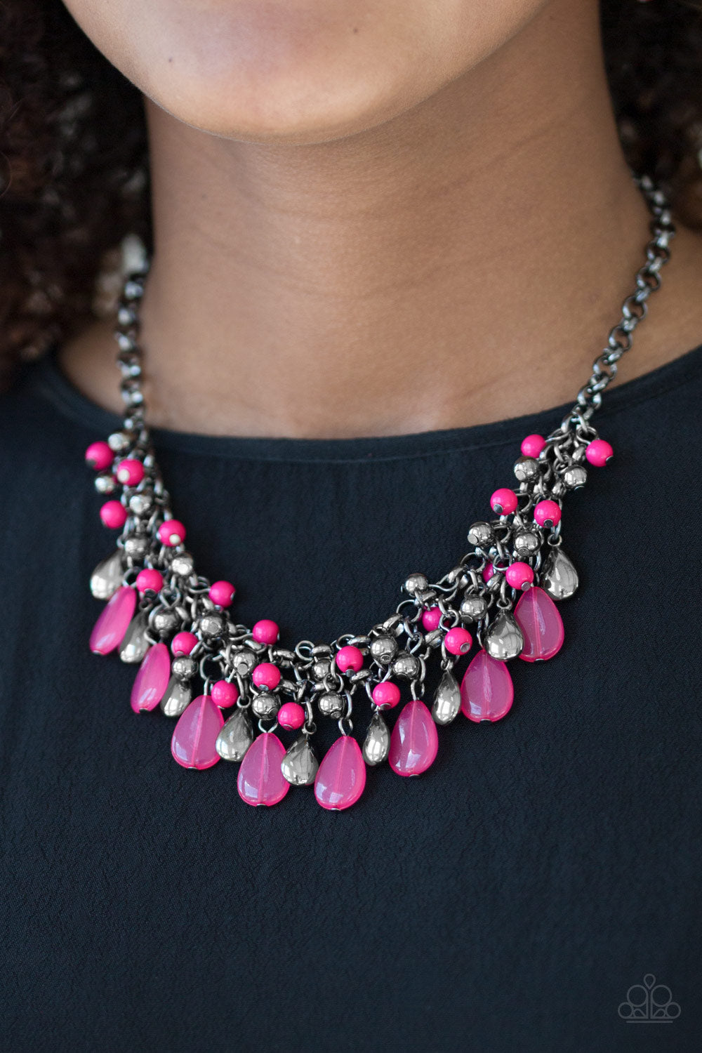 Diva Attitude - pink - Paparazzi necklace