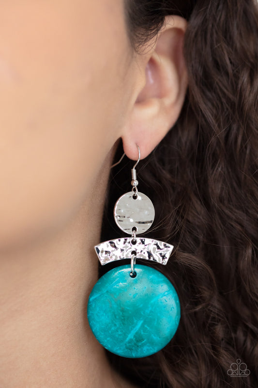 Diva Of My Domain - blue - Paparazzi earrings
