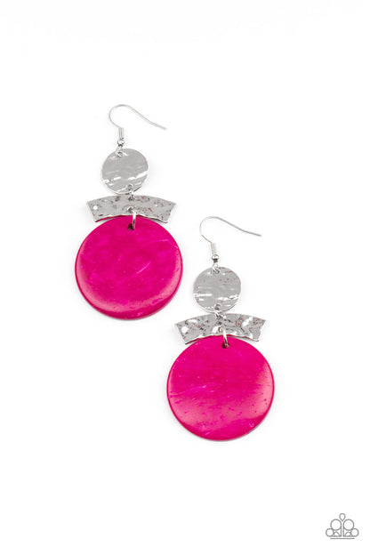 Diva Of My Domain - pink - Paparazzi earrings