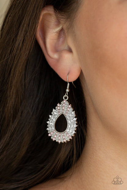 Diva Dream-pink-Paparazzi earrings